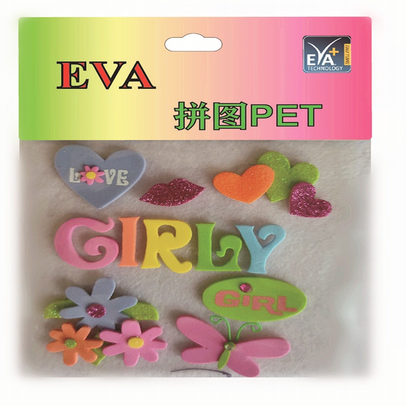 Foam stickers PET Foam Glitter PET Foam 3D PET