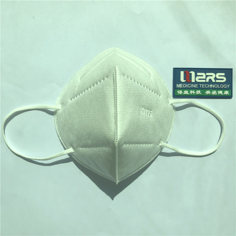 2020 Non tessuta KN95 Mezza maschera protettiva pieghevole non medica a 5 strati per uso personale