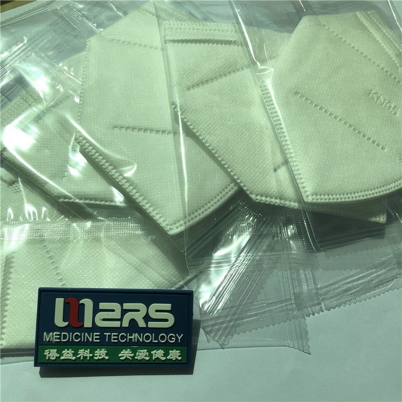 2020 Non tessuta KN95 Mezza maschera protettiva pieghevole non medica a 5 strati per uso personale