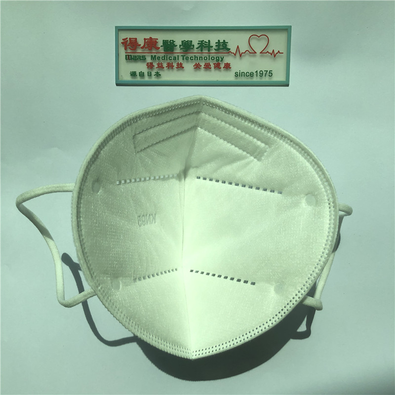 Grado con valvola di respirazione Tipo antipolvere Earloop Maschera per il viso KN95