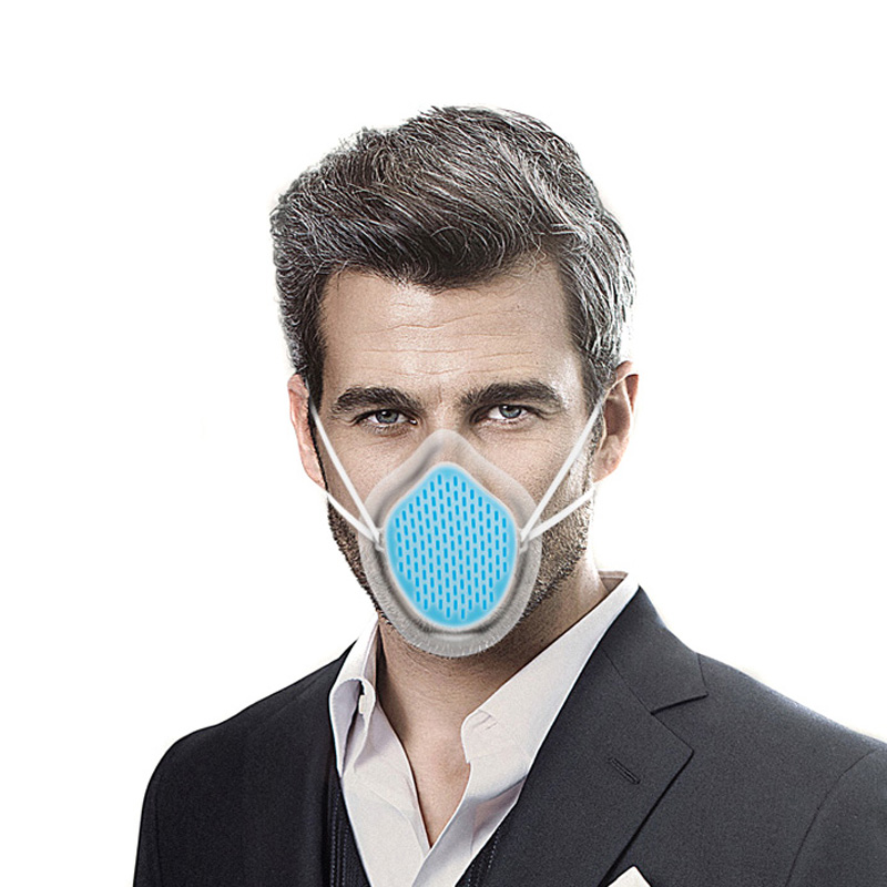 La maschera protettiva in silicone MQ1 può impedire il lavaggio e il riutilizzo diretto del fumo virale e della polvere di polline
