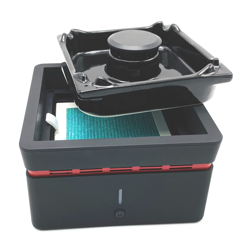 Purificatore d'aria elettronico intelligente senza fumo posacenere purificatore d'aria anti-fumo di seconda mano T3