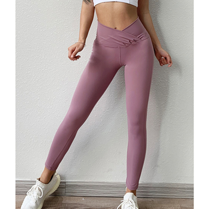 Pantaloni sportivi da donna yoga fitness ad assorbimento rapido dell'umidità