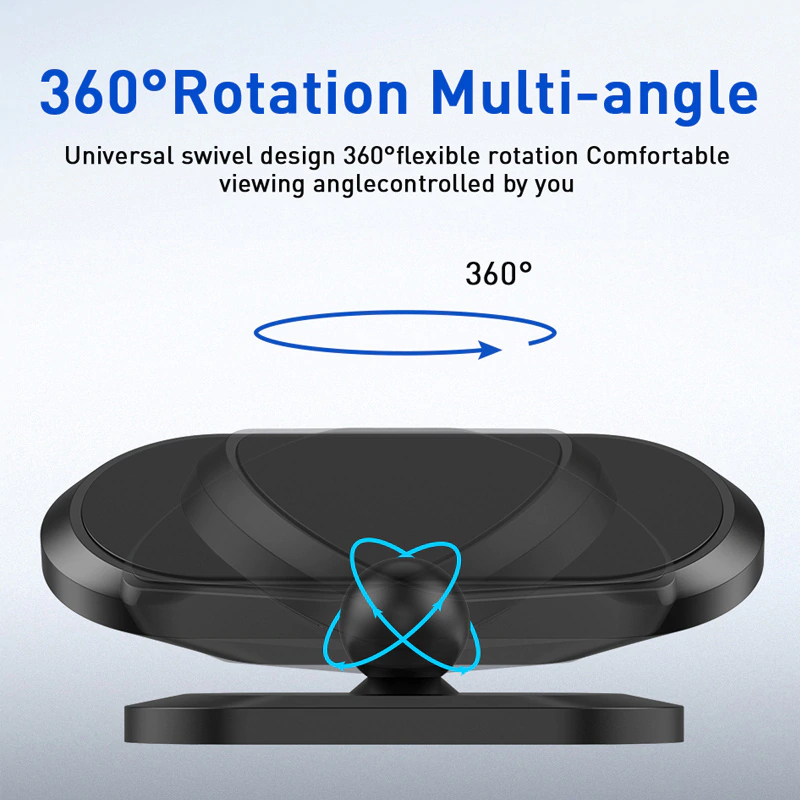 Supporto magnetico per telefono per auto Supporto a 360 ° per supporto per auto Supporto magnetico per telefono da 4,0-6,4 pollici per Samsung, supporto per telefono iphone