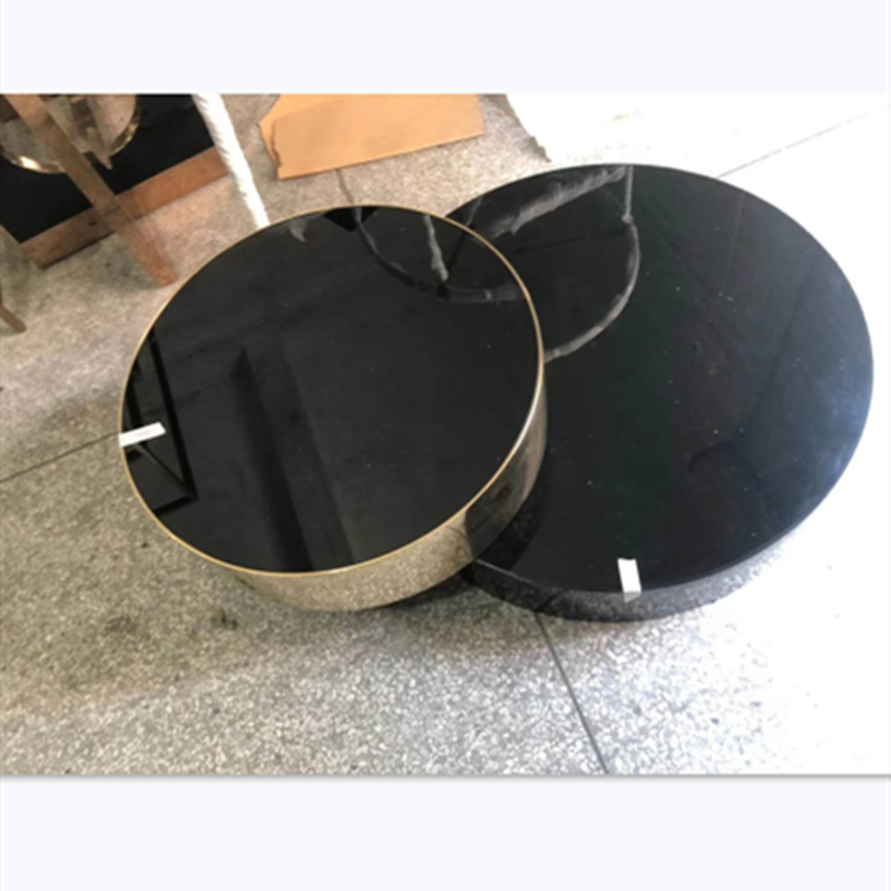 Acciaio inossidabile e marmo con tavolino