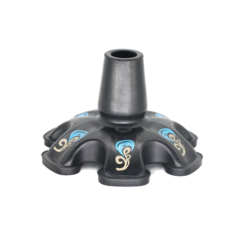 Suggerimenti di bastone di gomma, Quad Gomma Replacement Foot Pad per Walking Canes