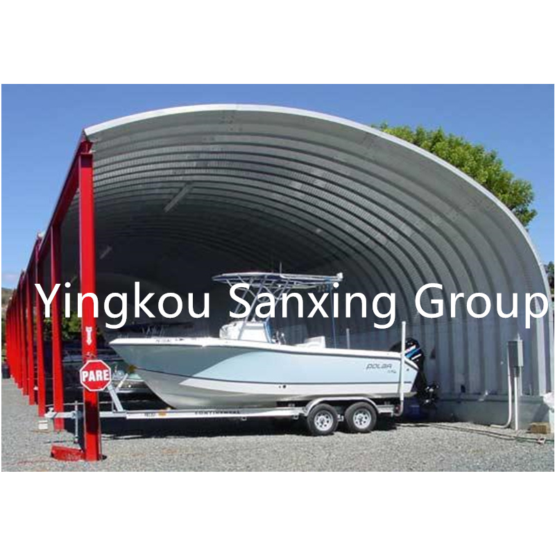 Linea di produzione di edifici a forma multipla Quonset