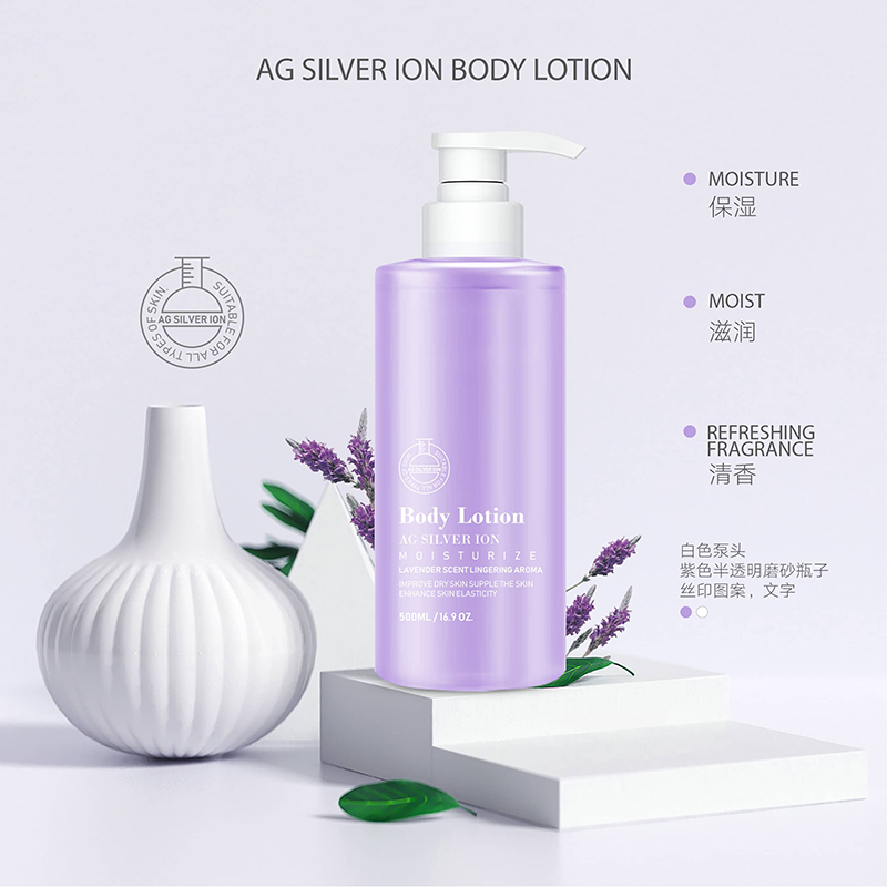 Ag argento ione lavanda crema di fragranza corpo