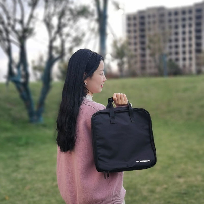 Telefoni mobili custodia a luce stagna custodia LED anello tinta luce fotografia a spalla singola comoda borsa di stoccaggio produttore personalizzato