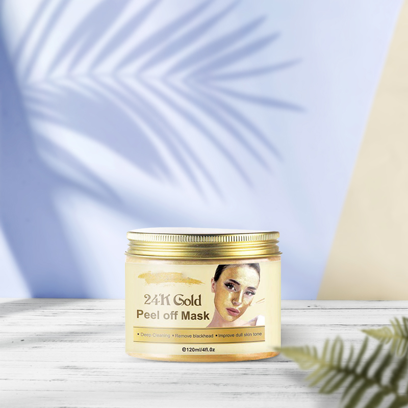 Maschera staccabile in oro 24k