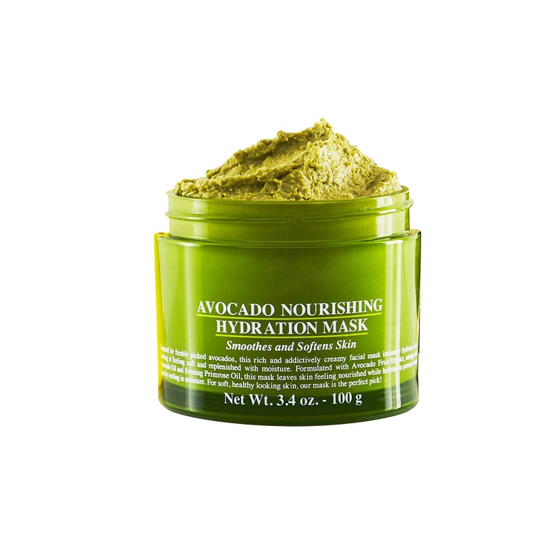 Maschera idratante nutriente all'avocado