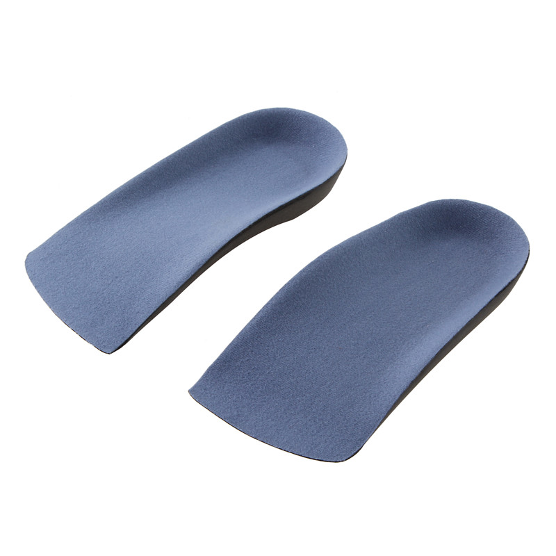 3/4 Lunghezza PU Hard Plastic High Quality Custom Flat Feet Arch Supporto ortopedico Foot Shoe Insole
