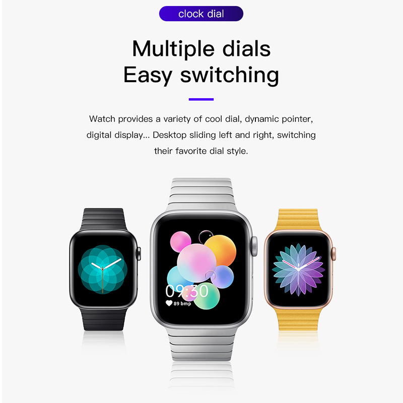 Smart watchFT60, Bluetooth; Heart Rate &Blood Press Monitoring; Sleep Monitoring; Sports Data Collection: Rileva lo stato dei tuoi movimenti quotidiani