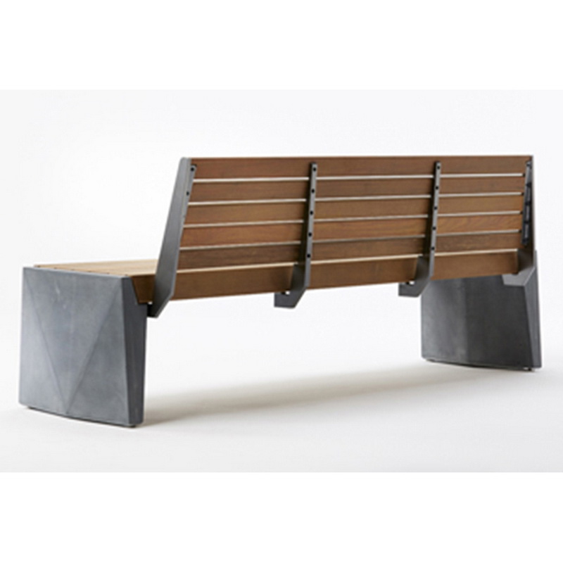 Nuovo design legno colore di alta qualità solare intelligente Bench