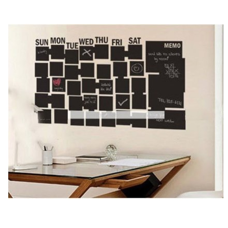 Scheda da da parete con adesivo in PVC
