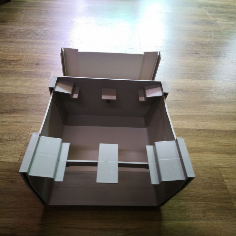 trogolo di plastica portatile non tossico del PVC dell'estrusione per la coltivazione senza semi fuori suolo della semina