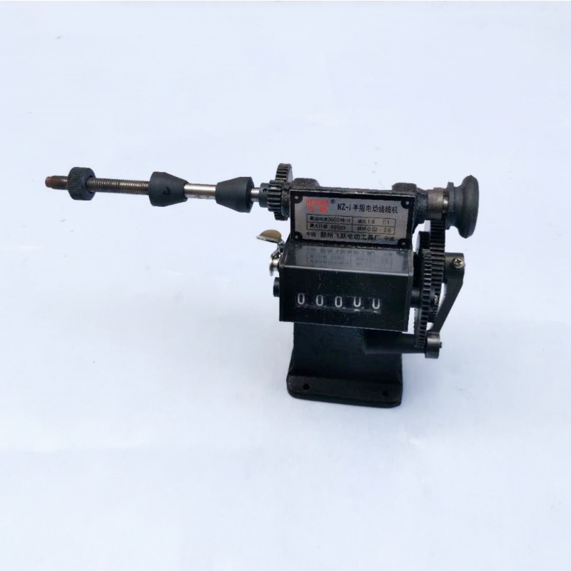 Dispositivo di avvolgimento automatico, dispositivo di avvolgimento manuale di filo denso, attraverso il display elettronico