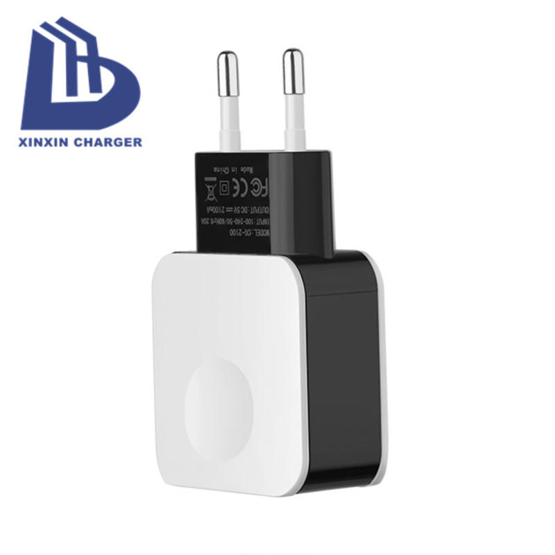 Caricabatterie rapido per telefono cellulare Adattatore universale 2 porte USB Caricabatterie universale da viaggio multiuso portatile