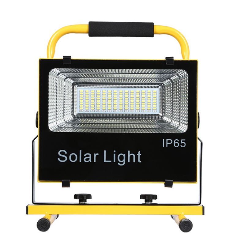 New Aluminum impermeabile ip65 portatile SMD 50w 100w tutto in una luce solare di inondazione