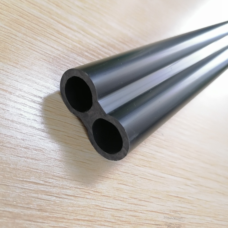 Tubi in plastica, estrusi, tubetti in pvc, a forma personalizzata, di forma insolita per manico