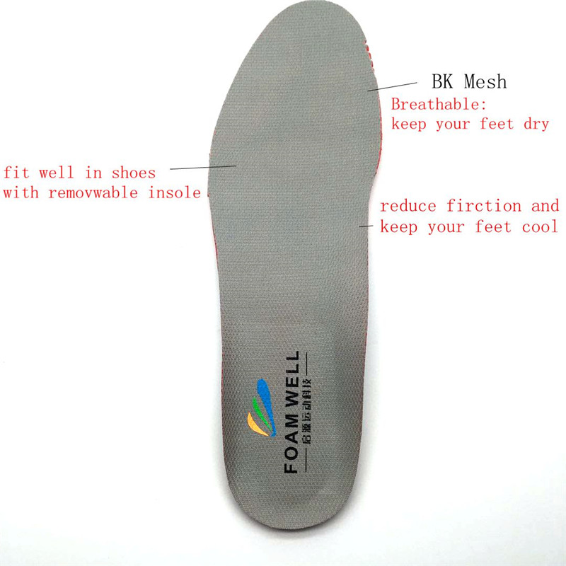 2020 Design moderno Comfortable EVA Flat Feet Arch Support Insole Orthotic