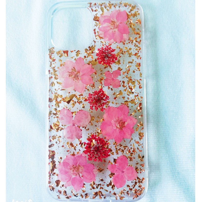 Produttore Custom Fashion Apple iPhone 11 pro max speciale vero fiore secco goffratura piccola cassa del telefono goccia di fiori freschi