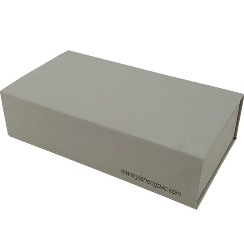 Grey Gift Box con chiusura magnetica, Scatola Collassibile per Regali, Cardboard Box