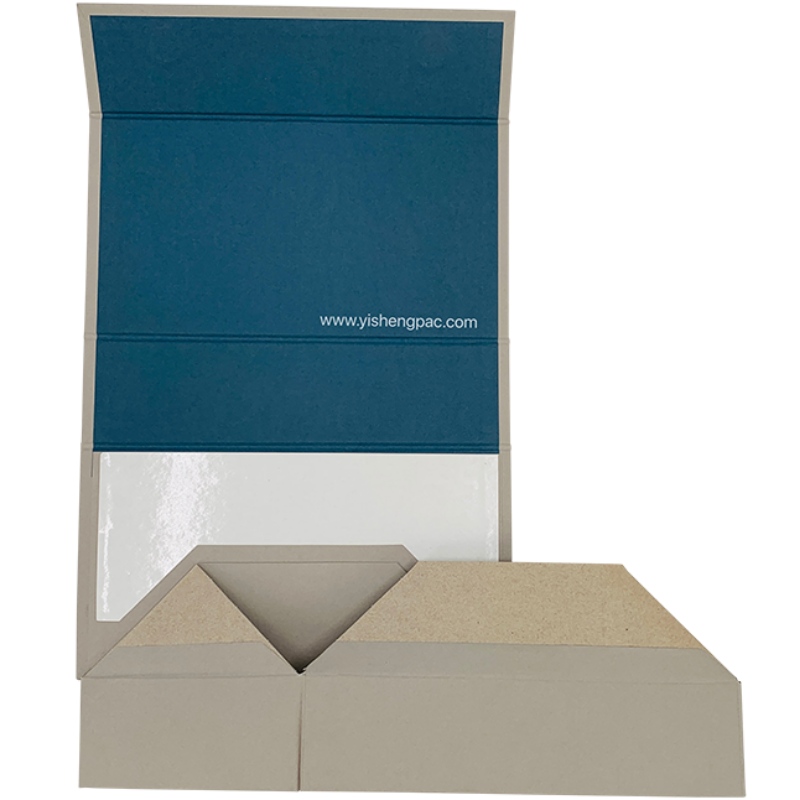 Grey Gift Box con chiusura magnetica, Scatola Collassibile per Regali, Cardboard Box