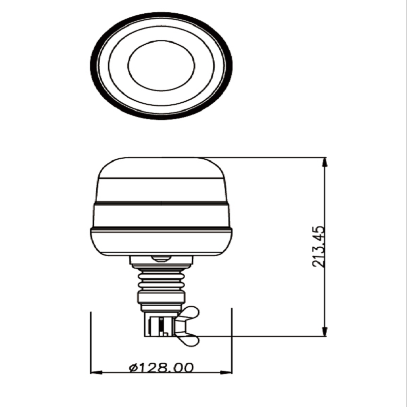 Luce di illuminazione a rotazione LED