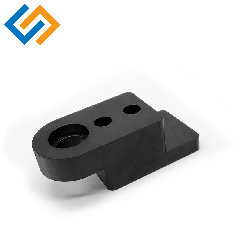 Parti CNC in alluminio anodizzato nero