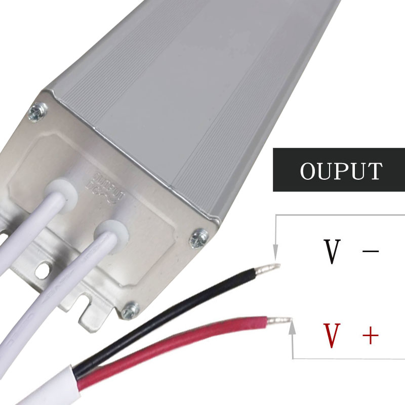 24v 150w tensione stabilizzata IP68 tensione stagnante di alimentazione della lampada subacquea alimentata con involucro di alluminio