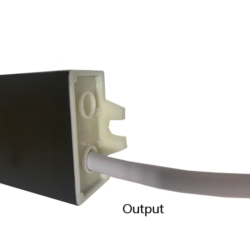 1.25A-12v-15w Alimentazione di bossolo di alluminio scuro a prova d’acqua