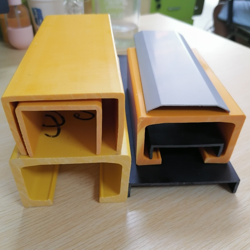 PVC U-groove PVC Profilo di finitura ad “U” profilo in plastica PVC Channel