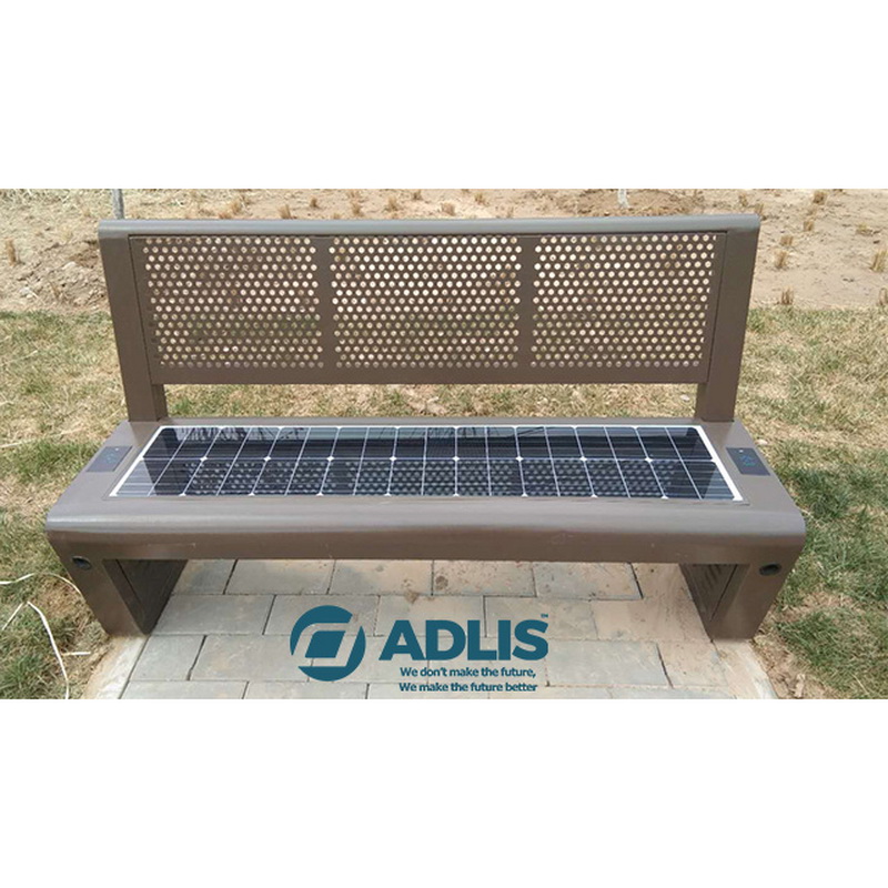 Scalinate in acciaio perfetto Design Telefonia ricarica solare intelligente Bench