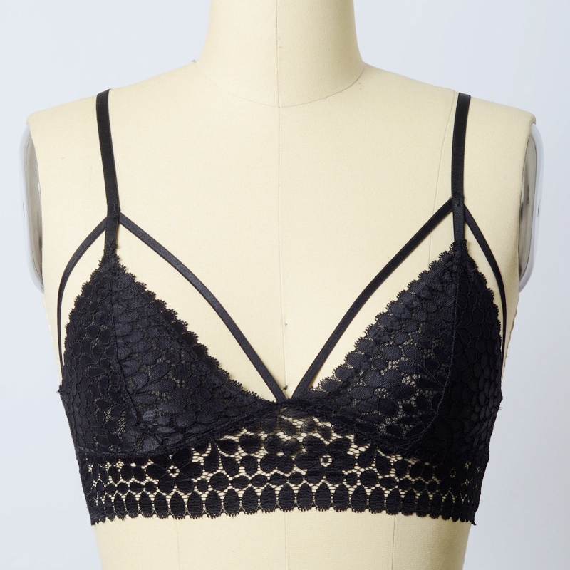 GA-5344 Grace Girl Girl Daisy Lace Strappy Bralette