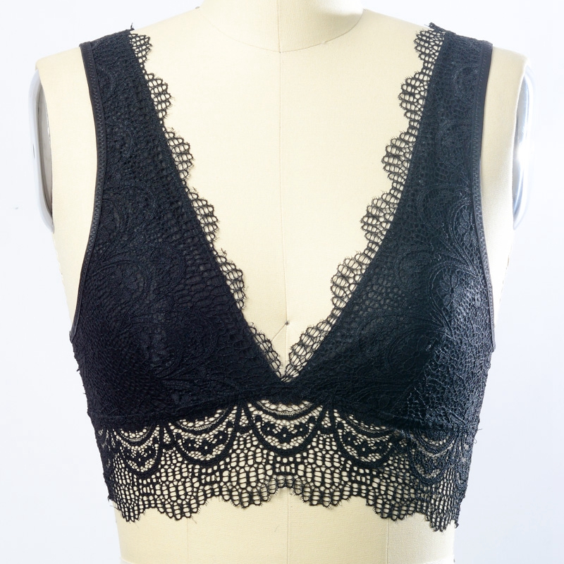 GA-5363 Grace Girl Girl Plaunge Alencon Pizzo Bralette all'ingrosso