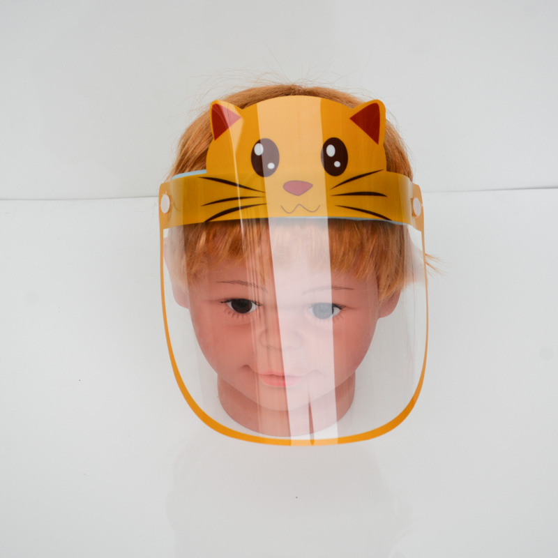 Anti Fog Smaltible Kids Animal Safety Elastic Band Children Face Shield