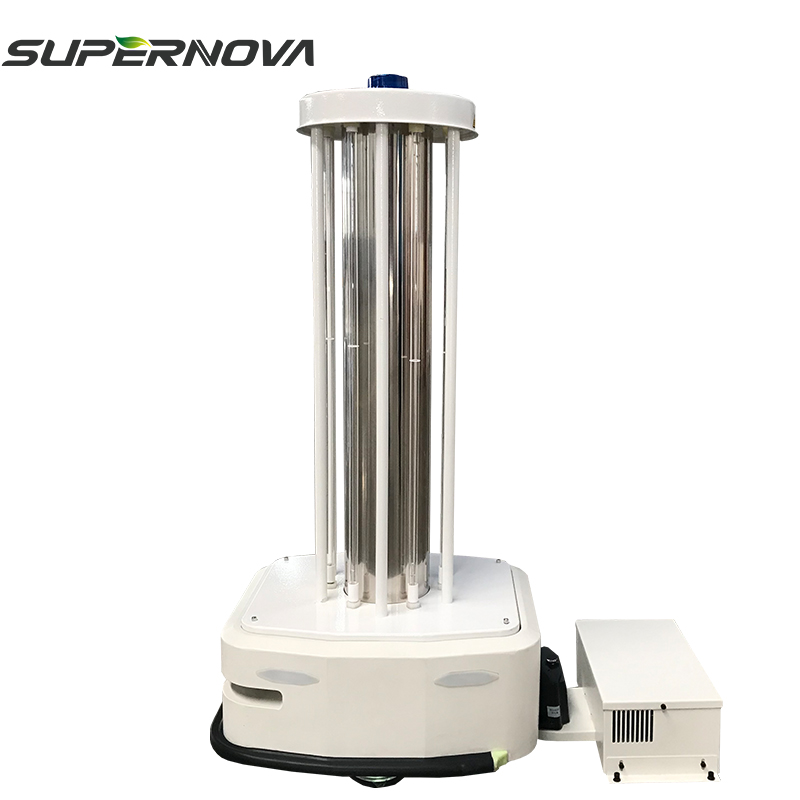 480W Wifi AI Disinfettante Smart Sterilizzatore Luce Disinfetta UVC Robot lampada UV