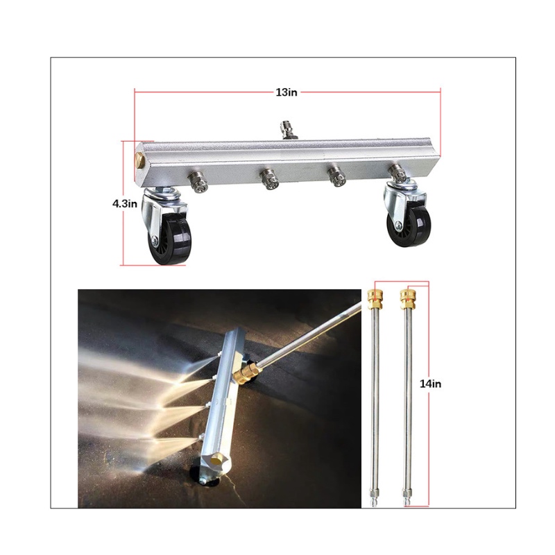 Superscopa ad acqua con lavaggio a pressione 13\