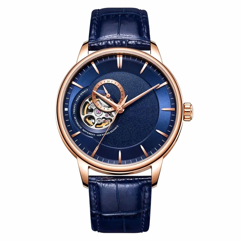 Orologio meccanico dallo stile semplice.
