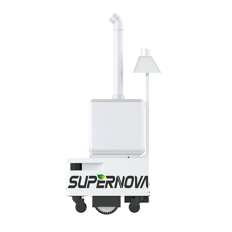Nuova tecnologia Spray atomizzatore Antiepidemia Aria Refresh Disinfezione Robot sterilizzatore spray artificiale intelligente