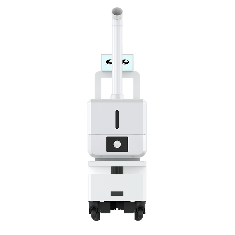 Nuova tecnologia Spray atomizzatore Antiepidemia Aria Refresh Disinfezione Robot sterilizzatore spray artificiale intelligente