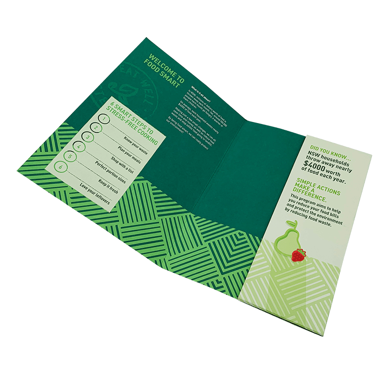 Portafogli di carta A4 stampati personalizzati