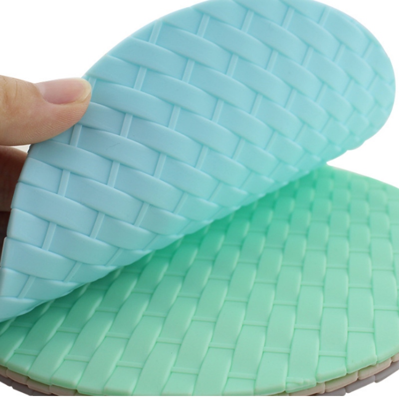 Tappetino rotondo intrecciato