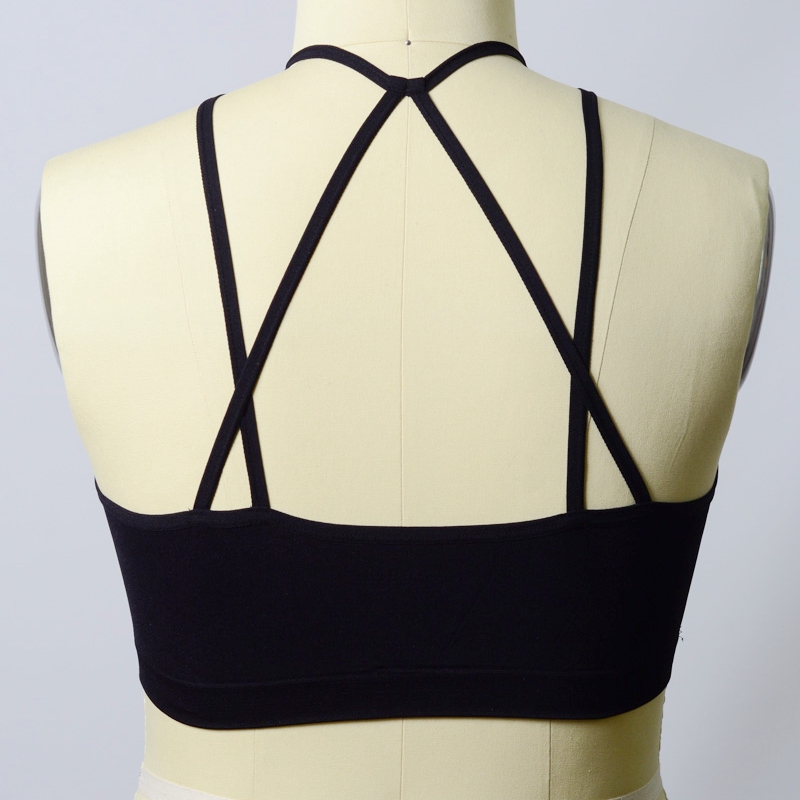 GA-5341PLUS Senza soluzione di continuino con collo alto Strappy Back Brami Plus