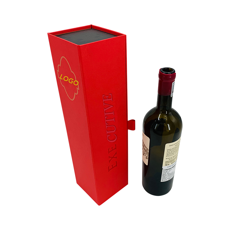 Scatola di vino rosso Scatola di vino regalo di compleanno di colore personalizzato per regalo