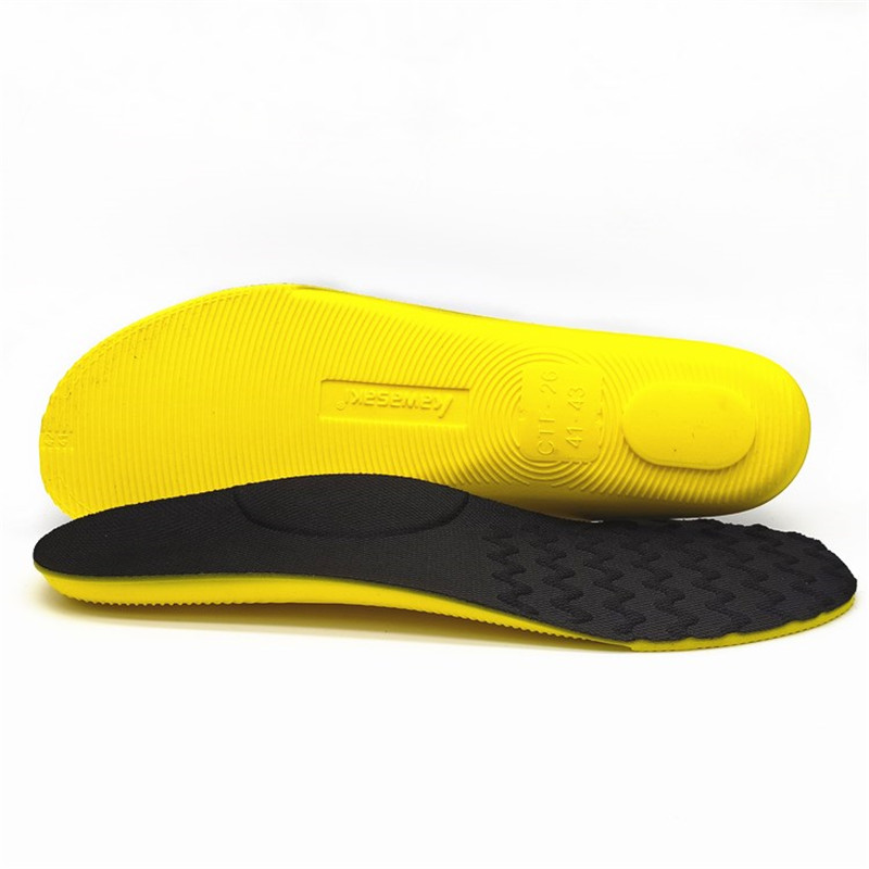 Respirabile shock PU assorbe l'alta rimbalzo baminton sport insole