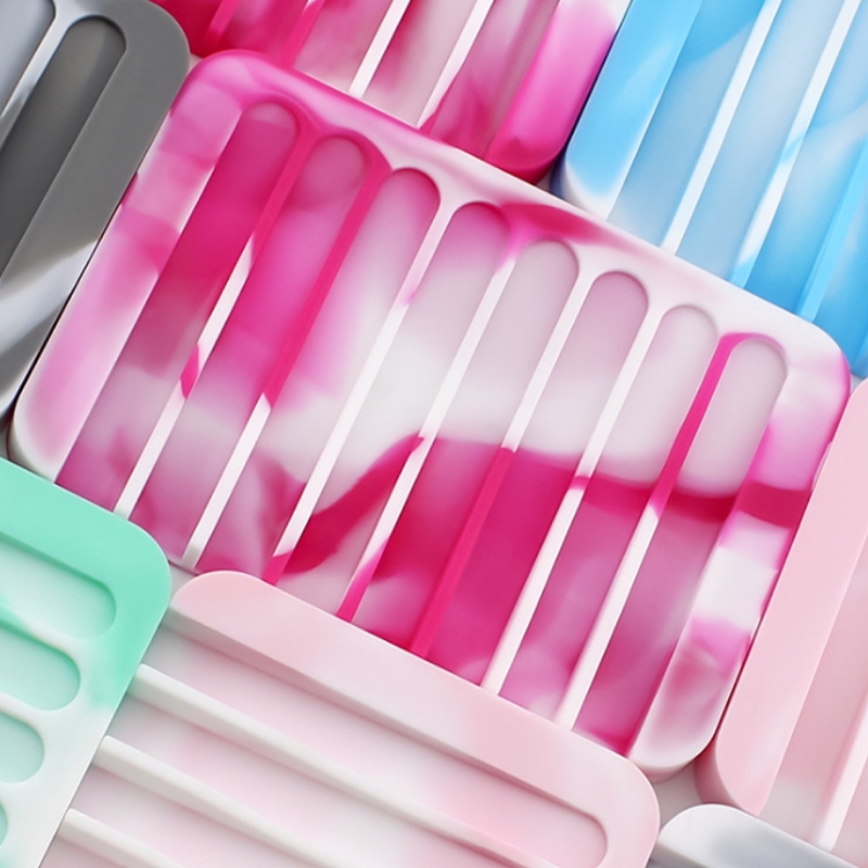 Portasapone antigoccia quadrato colore misto