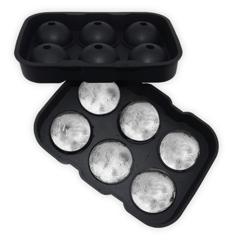 Modello di ghiaccio speciale per whisky a 10 punti di colore Stampo per hockey su ghiaccio a 6 fori