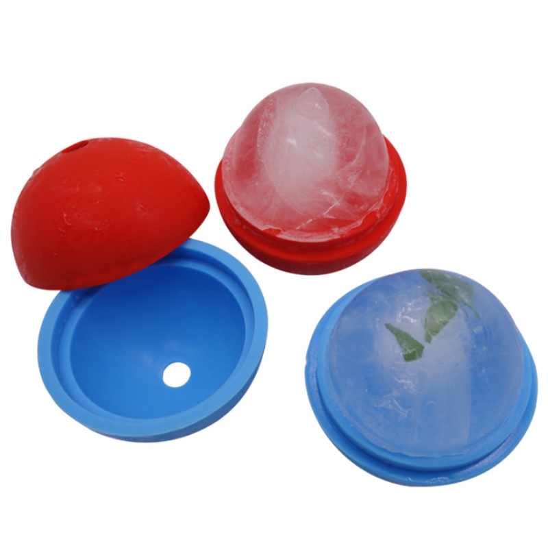 Stampo per hockey su ghiaccio in silicone per hockey su ghiaccio in silicone Stampo per hockey su ghiaccio grande da 6 cm Stampo per hockey su ghiaccio rotondo Stampo per ghiaccio opzionale multicolore